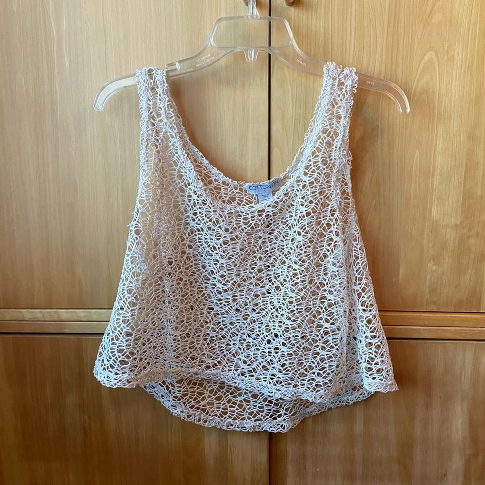 Cotton on knit Crop top